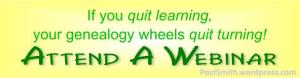 If you quit learning